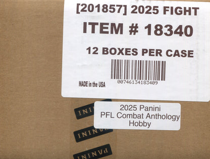2025 Panini PFL Combat Anthology Hobby, 12 Box Case