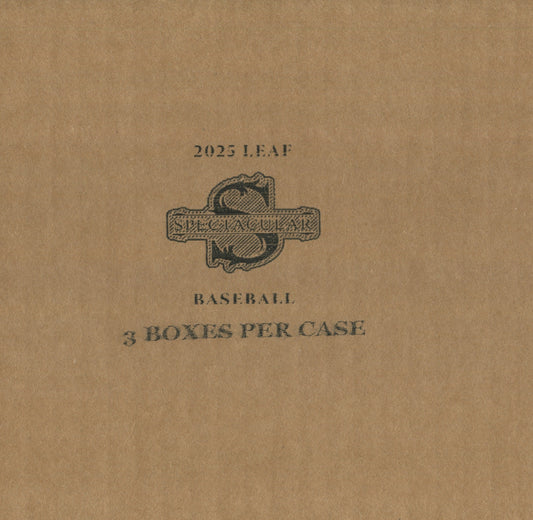 2025 Leaf Spectacular Baseball Hobby, 3 Box Case