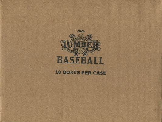 2024 Leaf Lumber Baseball Hobby, 10 Box Case