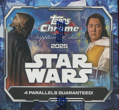 2025 Topps Star Wars Chrome Sapphire Edition, 10 Box Case
