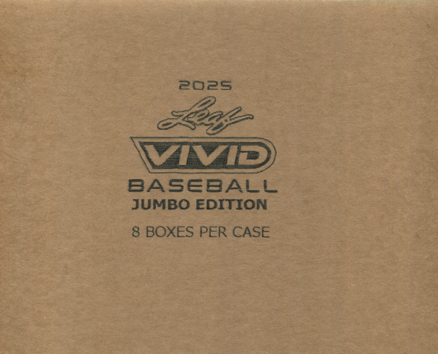2025 Leaf Vivid Baseball Jumbo, 8 Box Case