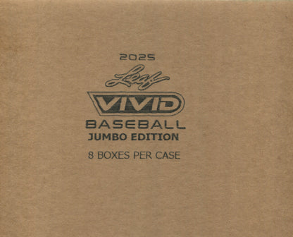 2025 Leaf Vivid Baseball Jumbo, 8 Box Case