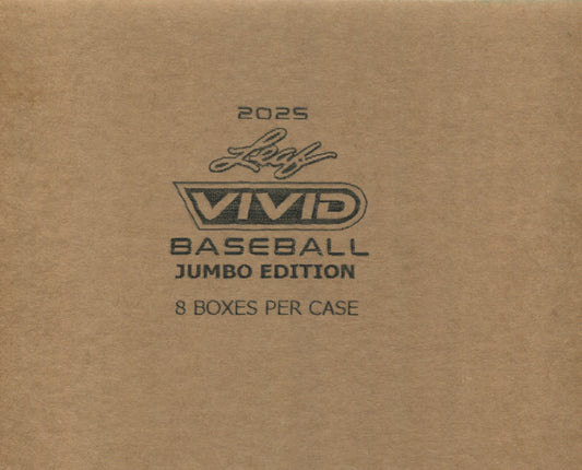 2025 Leaf Vivid Baseball Jumbo, 8 Box Case