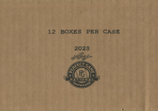 *LAST CASE* 2023 Leaf Perfect Game National Showcase Baseball Hobby, 12 Box Case