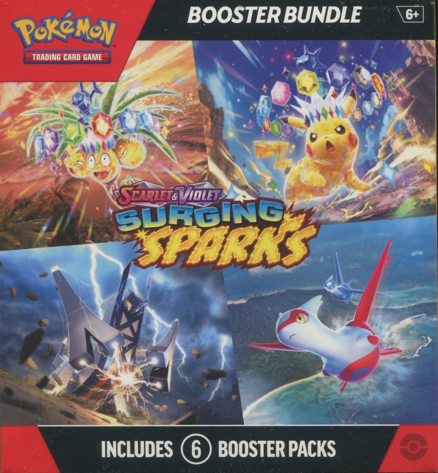 Pokemon Scarlet & Violet Surging Sparks, 20 Booster Bundle Case