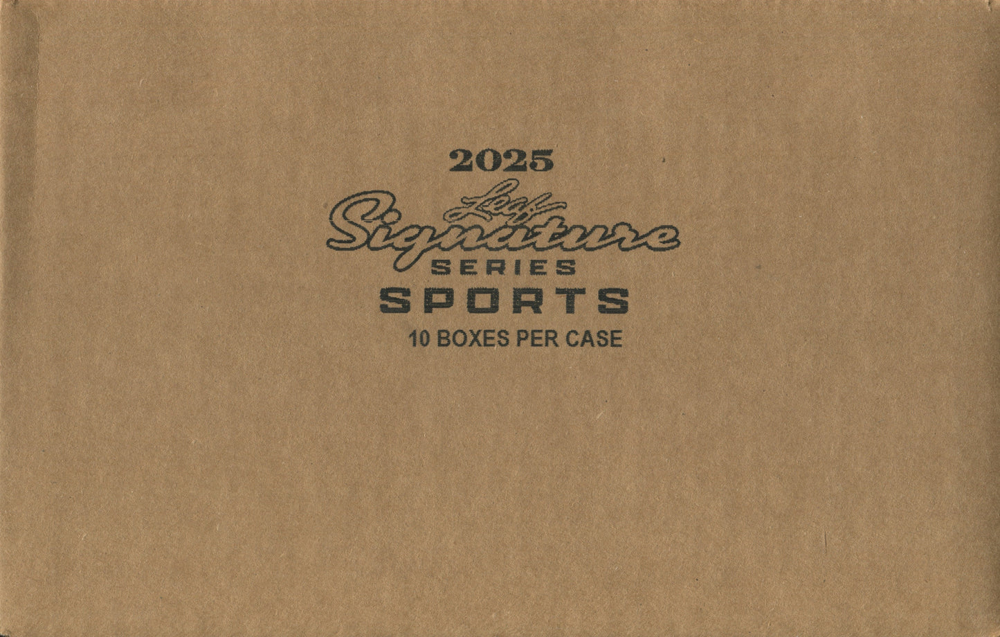2025 Leaf Signature Series Multi-Sport Hobby, 10 Box Case