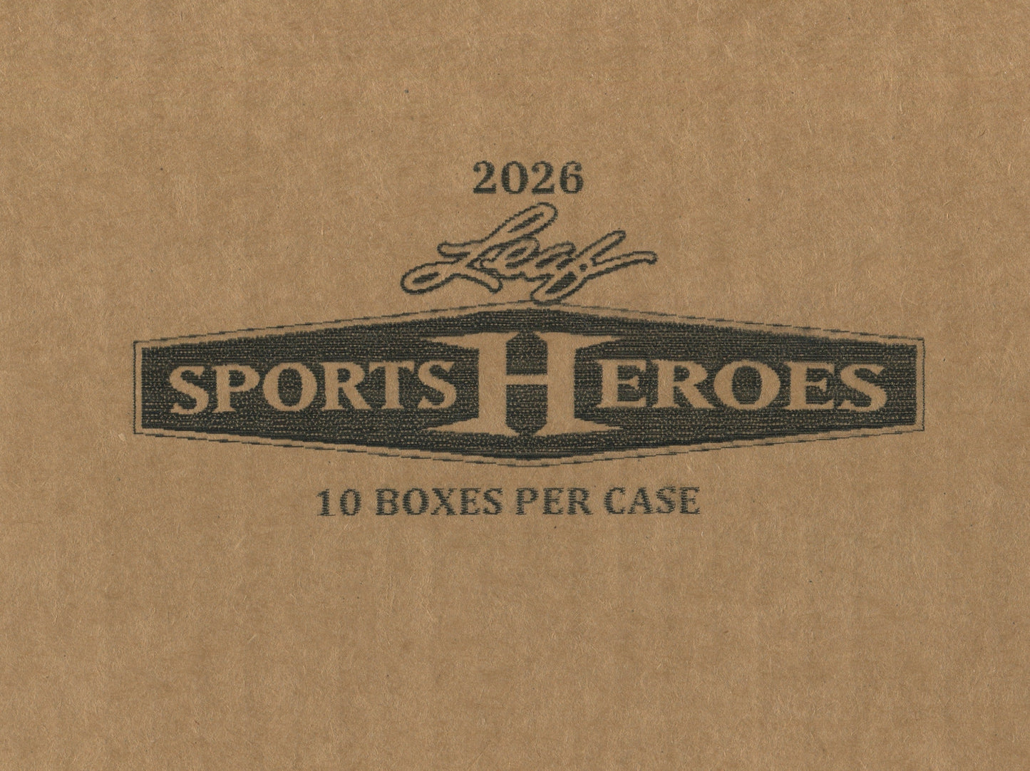 2026 Leaf Sport Heroes Multi-Sport Hobby, 10 Box Case