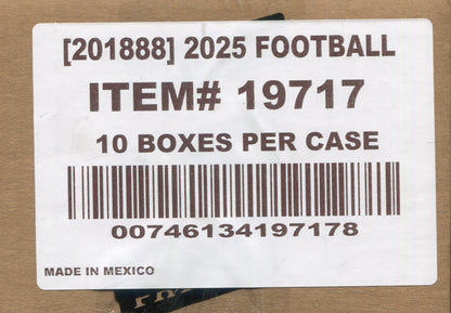 2025 Panini Silhouette Football Hobby, 10 Box Case
