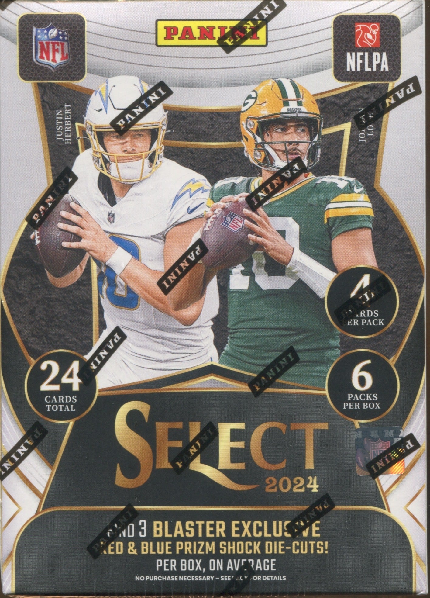 2024 Panini Select Football Retail Blaster, Box (Red & Blue Shock)