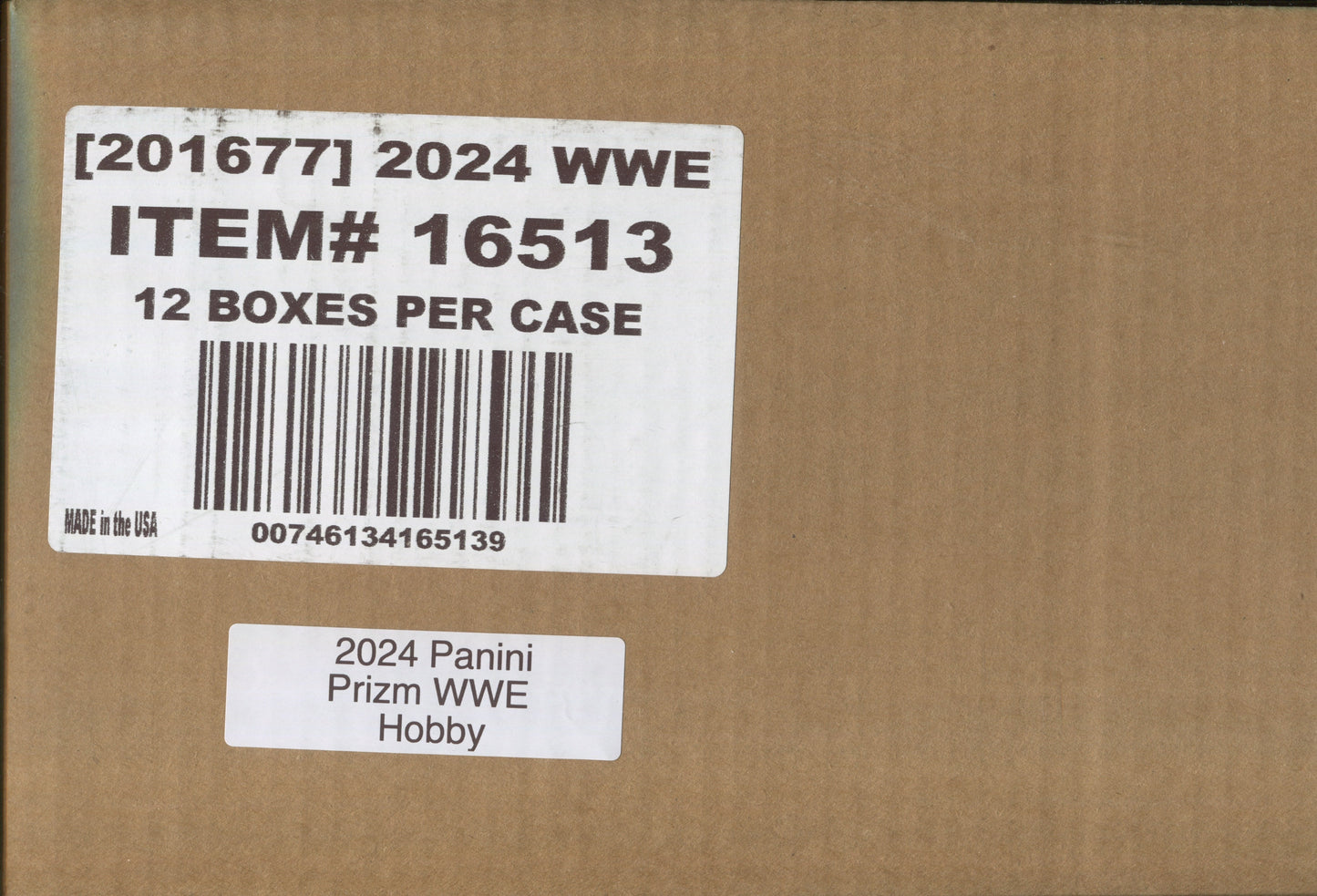 2024 Panini Prizm WWE Hobby, 12 Box Case