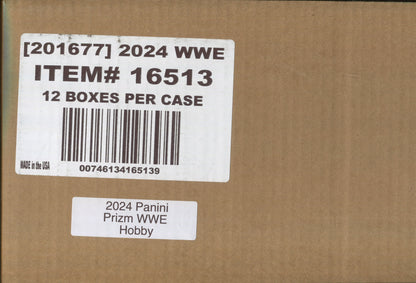 2024 Panini Prizm WWE Hobby, 12 Box Case