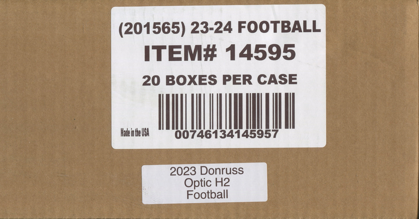 *LAST CASE* 2023 Panini Donruss Optic Football, 20 H2 Box Case