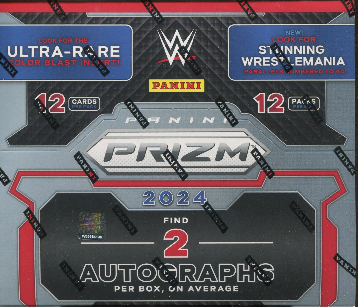 2024 Panini Prizm WWE Hobby, Box