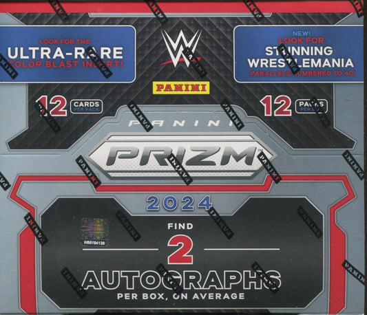 2024 Panini Prizm WWE Hobby, Box