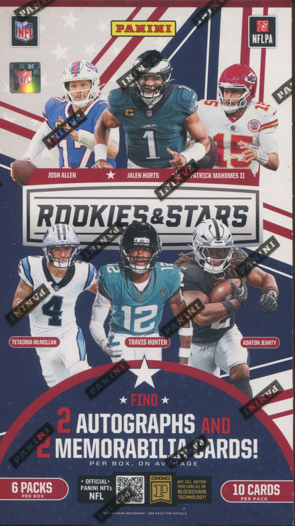 2025 Panini Rookies & Stars Football Hobby, 14 Box Case