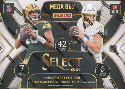2024 Panini Select Football Hobby Mega, 20 Box Case (Black & Orange Shock)