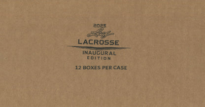 2025 Leaf National Lacrosse League Premier Edition Hobby, 12 Box Case