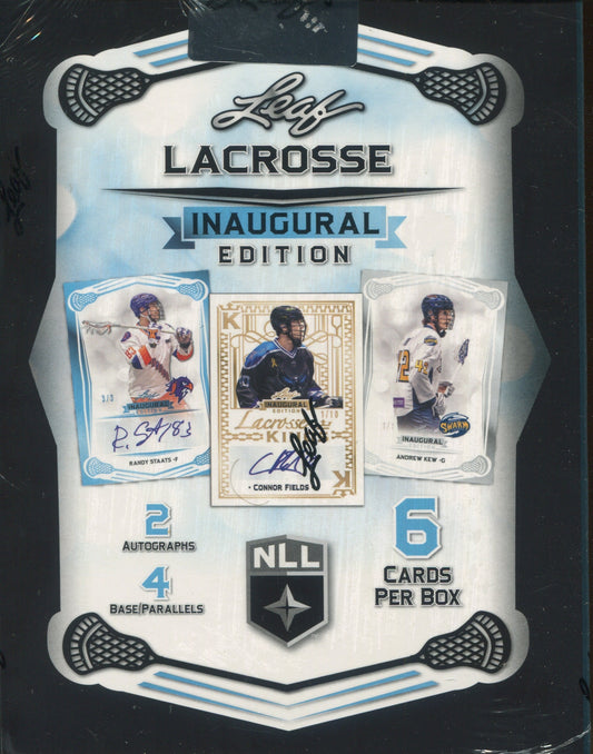 2025 Leaf National Lacrosse League Premier Edition Hobby, Box