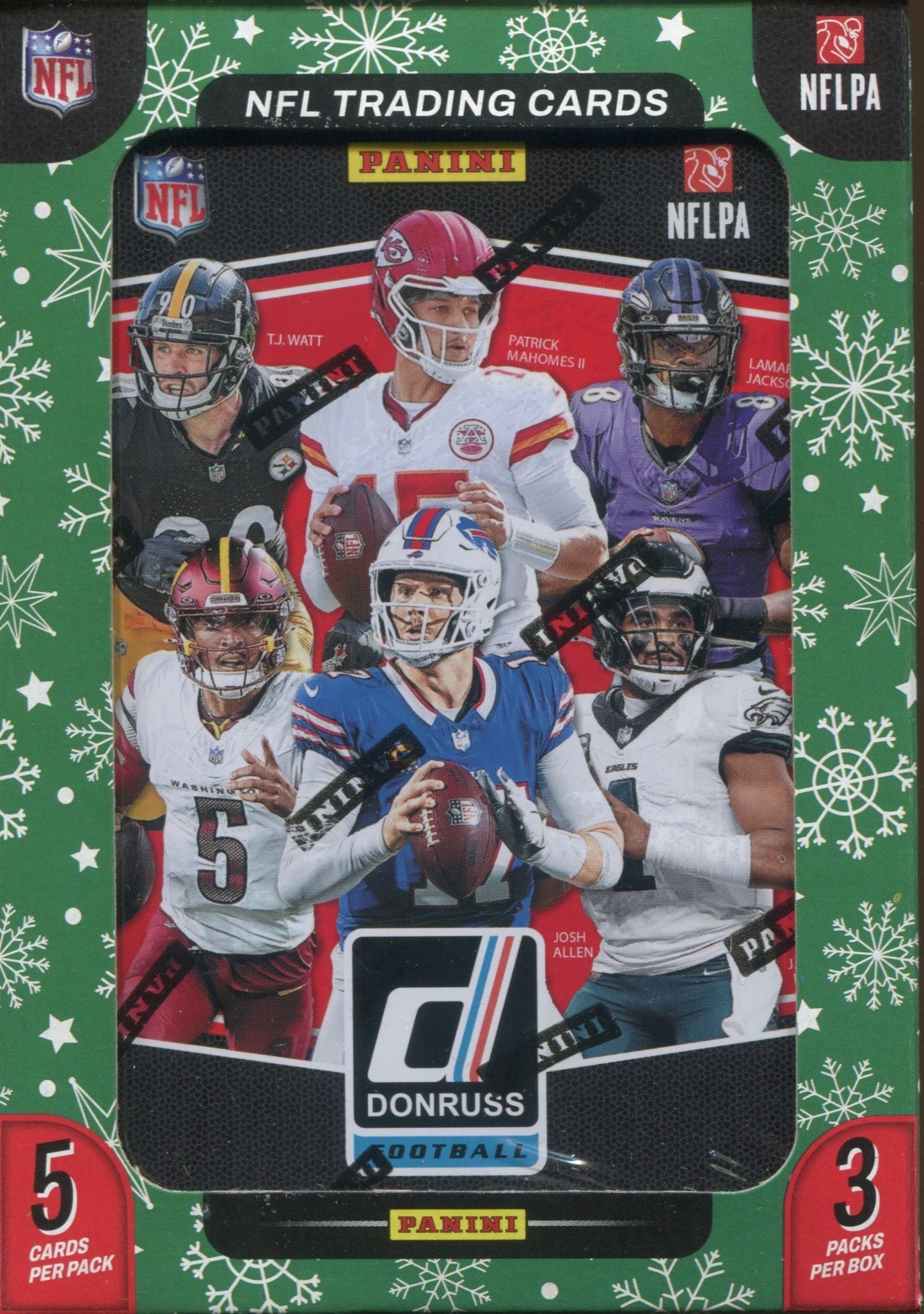 2025 Panini Donruss Football Winter Holiday, Tin