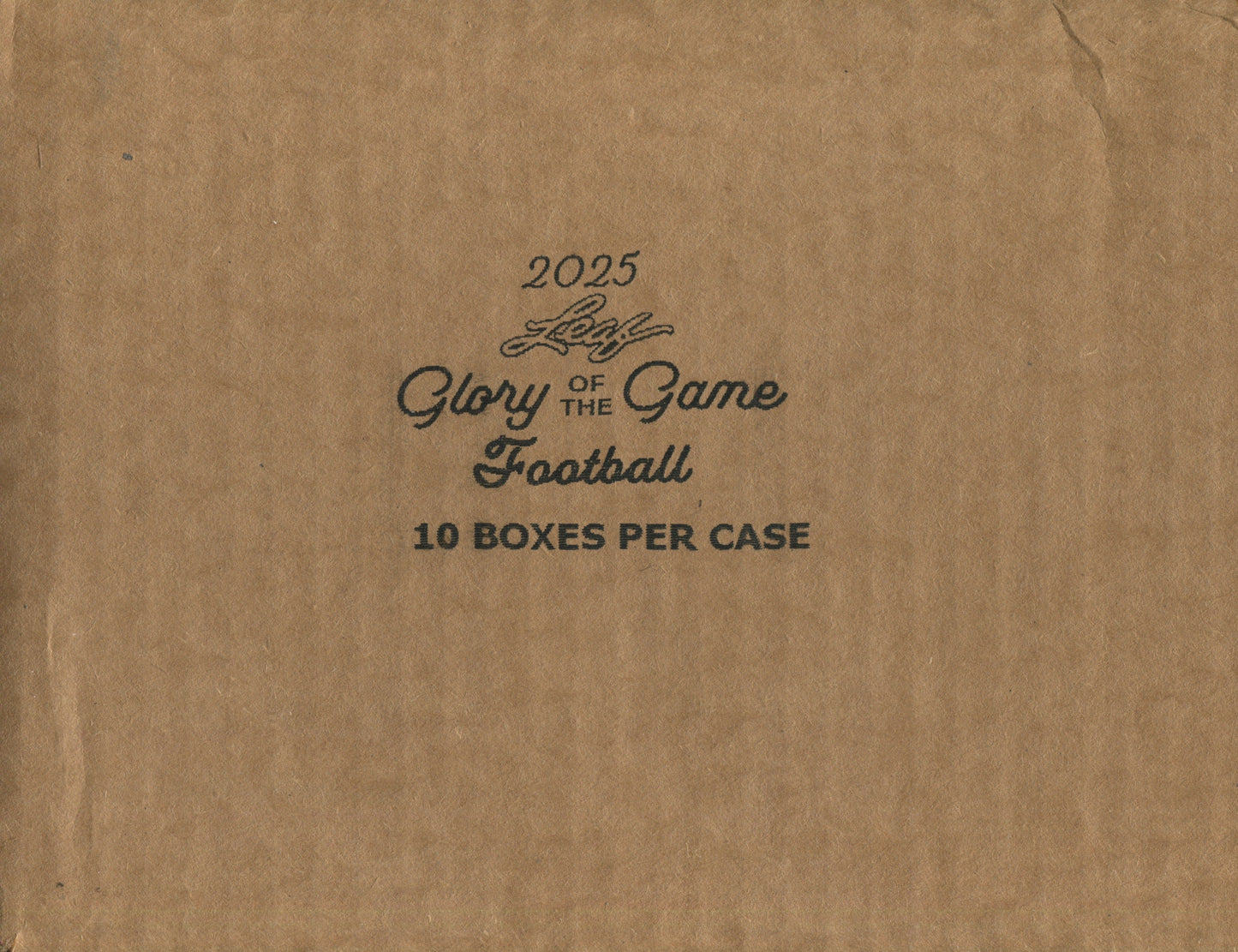 2025 Leaf Glory of the Game Football Hobby, 10 Box Case