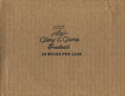2025 Leaf Glory of the Game Football Hobby, 10 Box Case