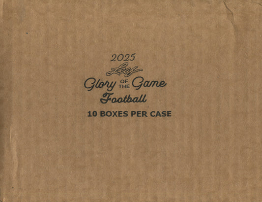 2025 Leaf Glory of the Game Football Hobby, 10 Box Case