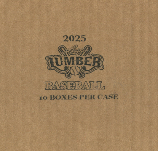 2025 Leaf Lumber Baseball Hobby, 10 Box Case