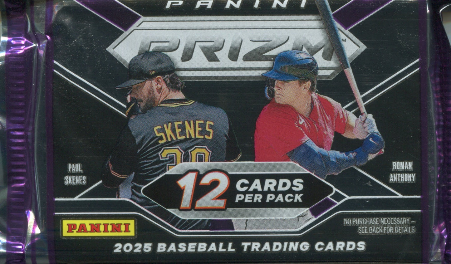 2025 Panini Prizm Baseball Hobby, Pack