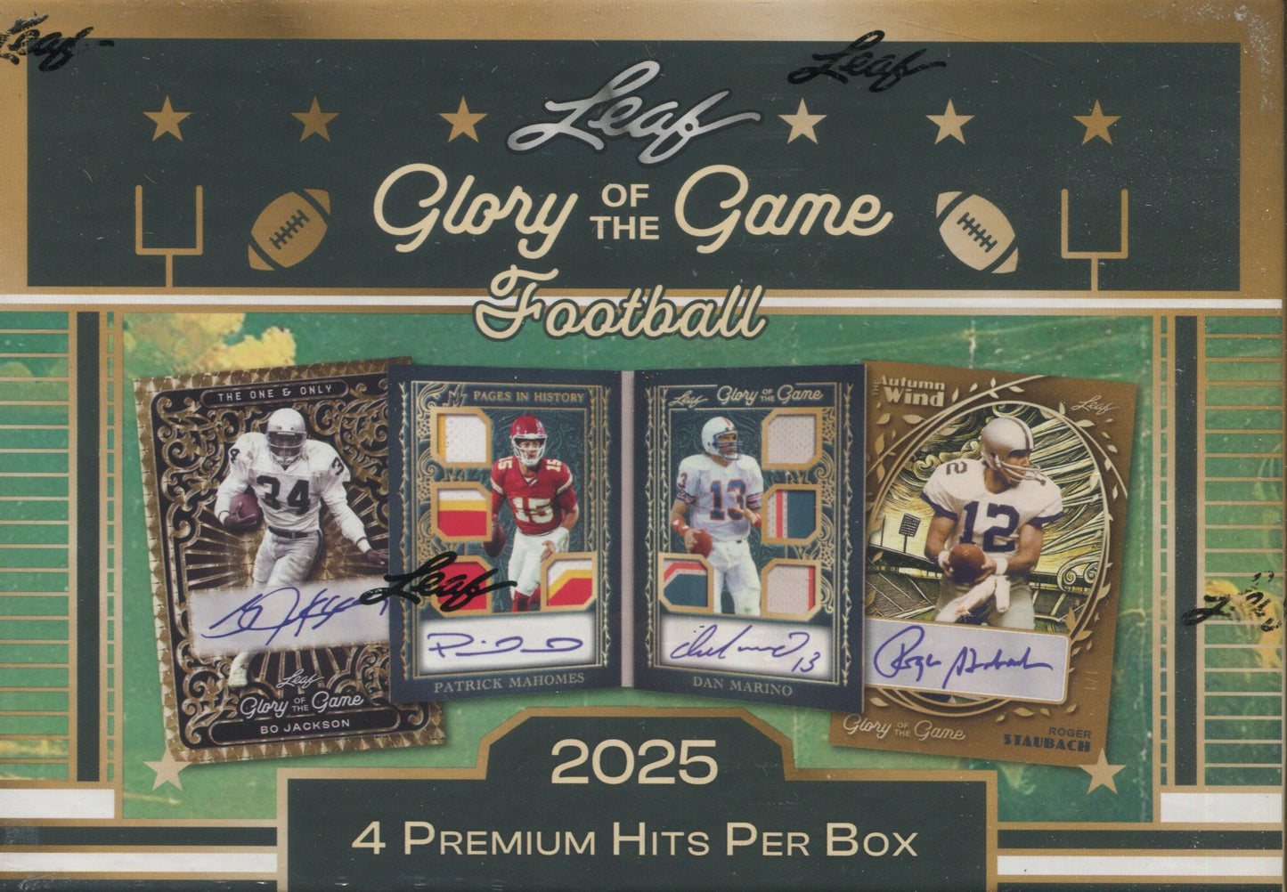 2025 Leaf Glory of the Game Football Hobby, Box