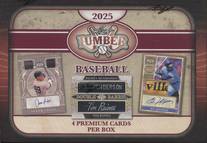 2025 Leaf Lumber Baseball Hobby, 10 Box Case