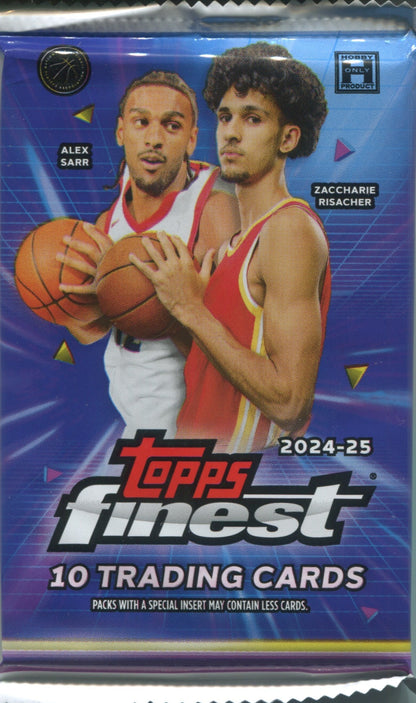 2024-25 Topps Finest Basketball Hobby, Pack