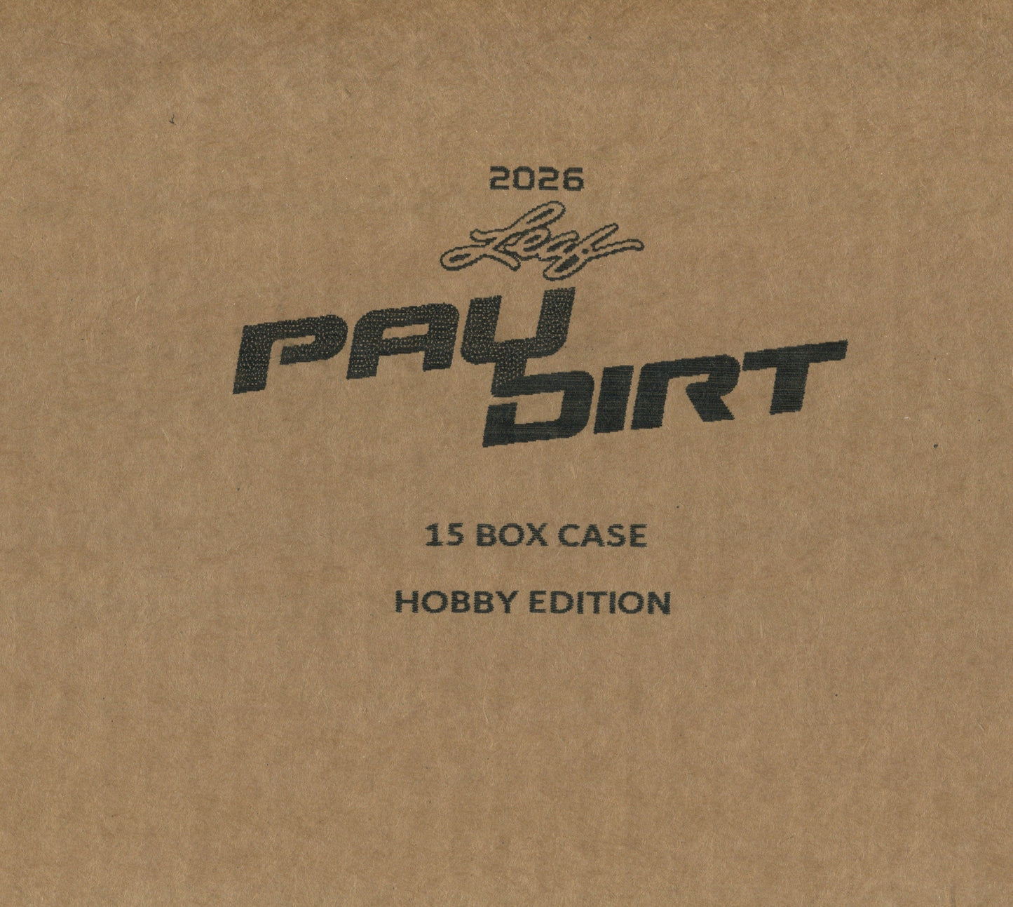 2026 Leaf Paydirt Football Hobby, 15 Box Case