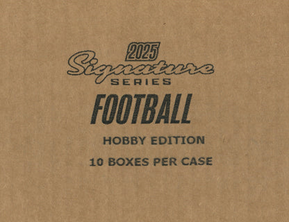 2025 Leaf Eclectic Signature Series Football Hobby, 10 Box Case