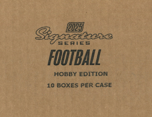 2025 Leaf Eclectic Signature Series Football Hobby, 10 Box Case