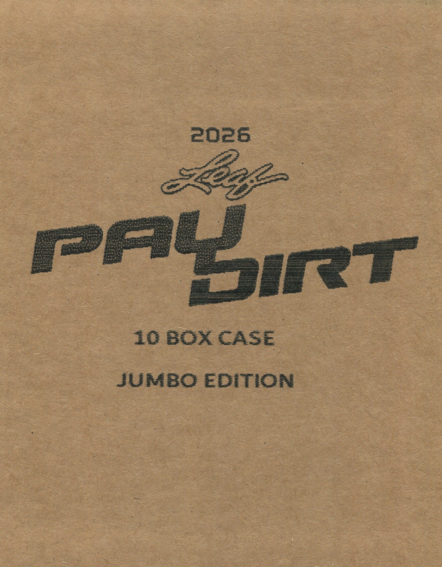 2026 Leaf Paydirt Football Jumbo, 10 Box Case