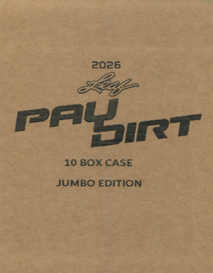 2026 Leaf Paydirt Football Jumbo, 10 Box Case