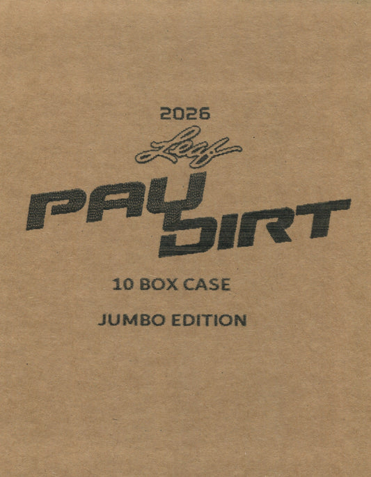 2026 Leaf Paydirt Football Jumbo, 10 Box Case