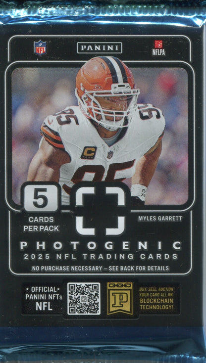 2025 Panini Photogenic Football Hobby, Pack