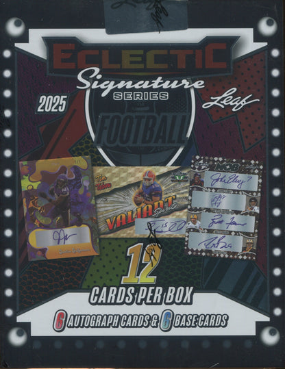 2025 Leaf Eclectic Signature Series Football Hobby, Box