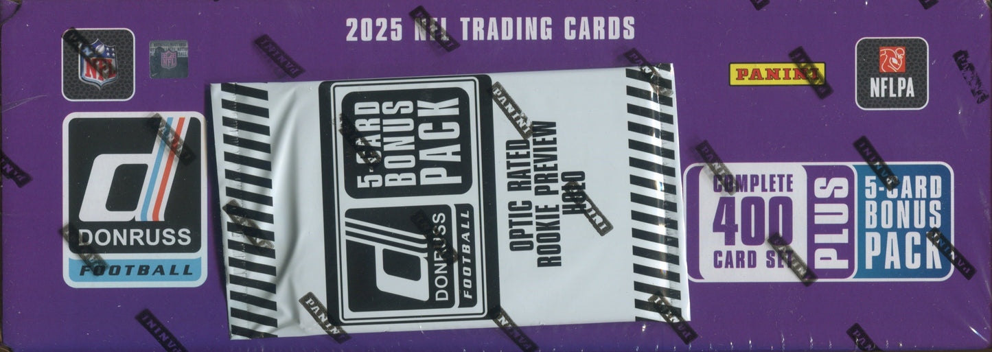 2025 Panini Donruss Football Hobby, 8 Factory Set Case