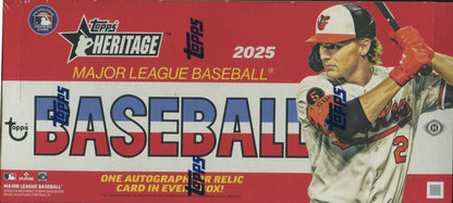 *LAST CASE* 2025 Topps Heritage Baseball Hobby, 12 Box Case