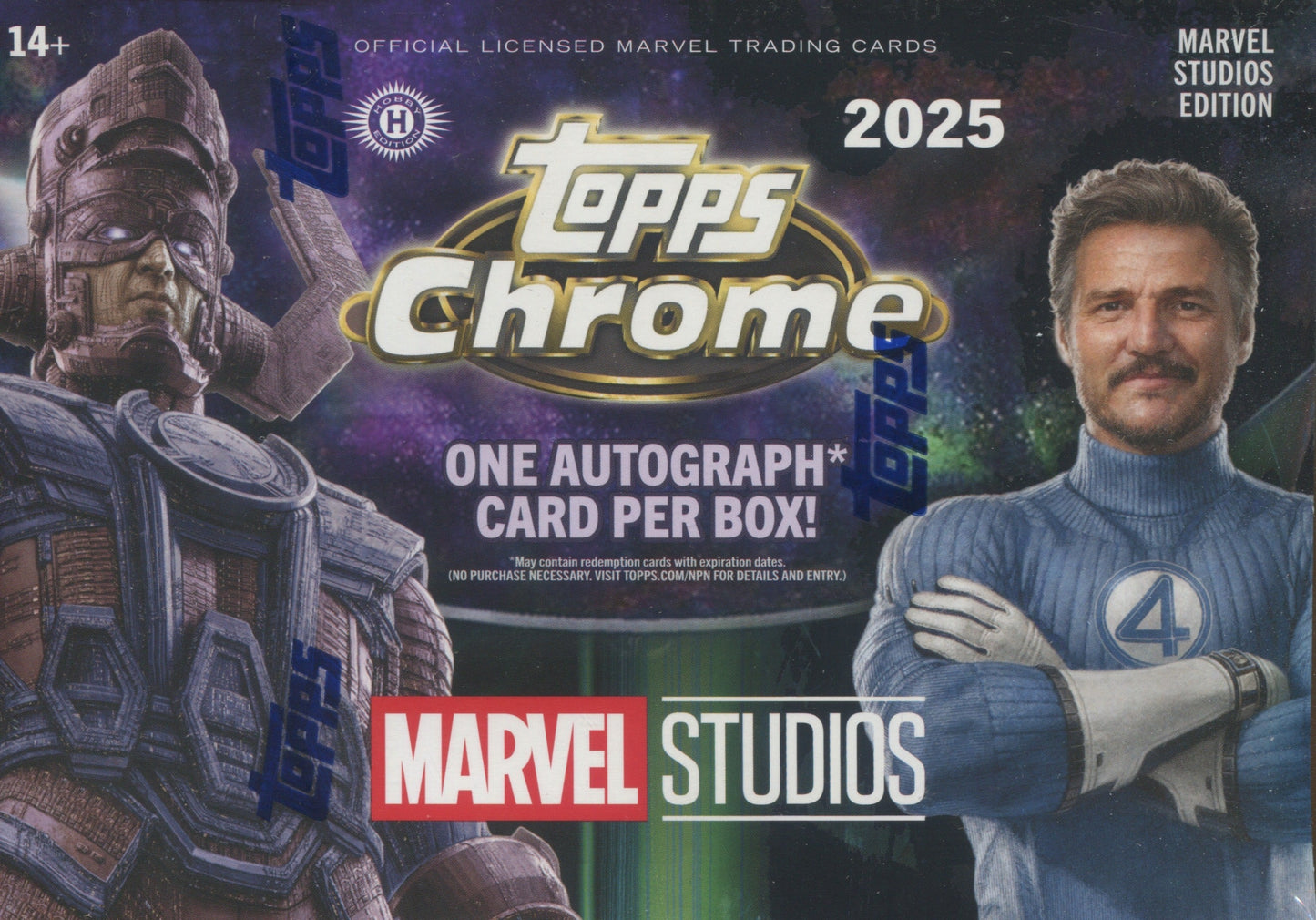 2025 Topps Marvel Studios Chrome Delight, 6 Box Case
