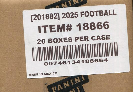 *LAST CASE* 2025 Panini Select Football H2, 20 Box Case