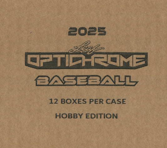 2025 Leaf Optichrome Baseball Hobby, 12 Box Case