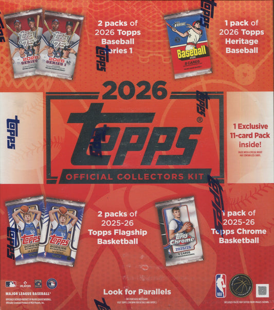 2026 Topps MLB x NBA Official Collectors Kit, Box