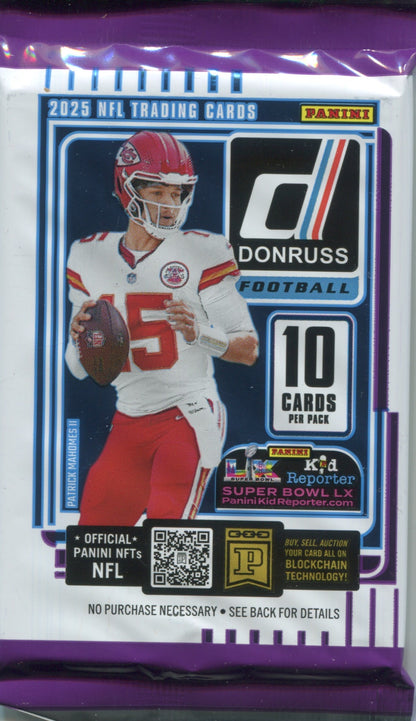 2025 Panini Donruss Football Hobby, Pack