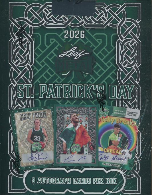 2026 Leaf St. Patrick's Day Multi-Sport Hobby, Box