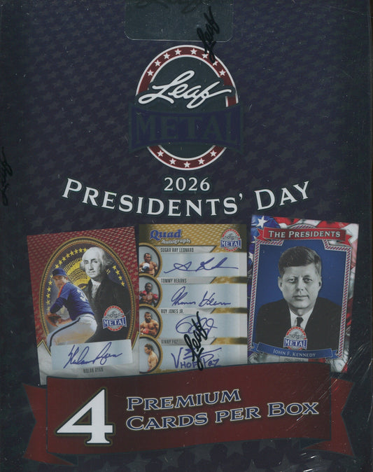2026 Leaf Presidents' Day Hobby, Box