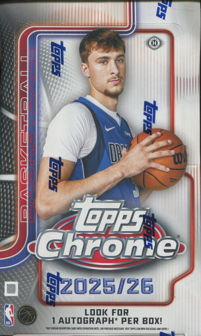 2025-26 Topps Chrome Basketball Hobby, Box