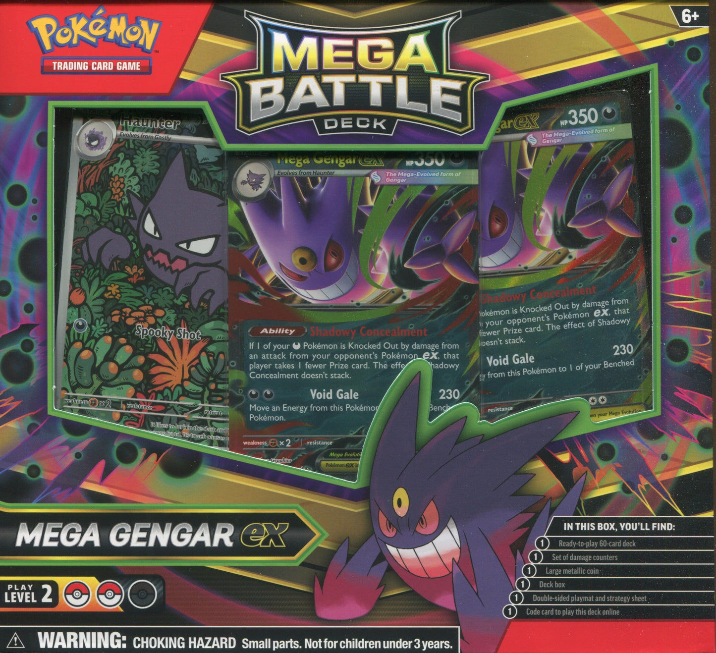Pokemon Mega Battle Deck Mega Gengar/Diancie EX, Battle Deck Box (Random)